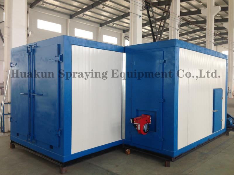 LPG Gas powder coating curing oven