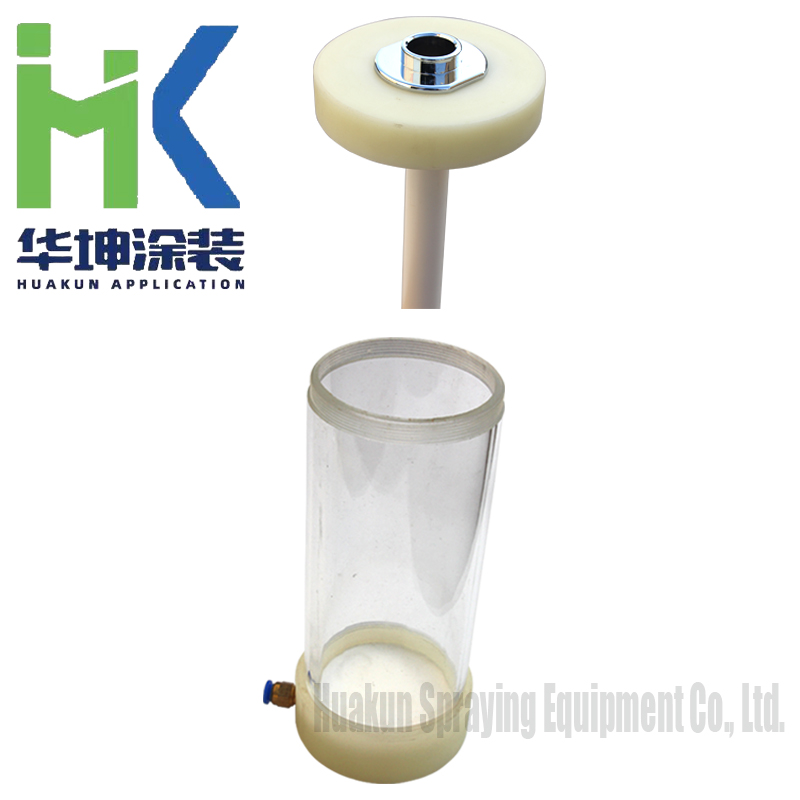 Mini powder fluidized cup