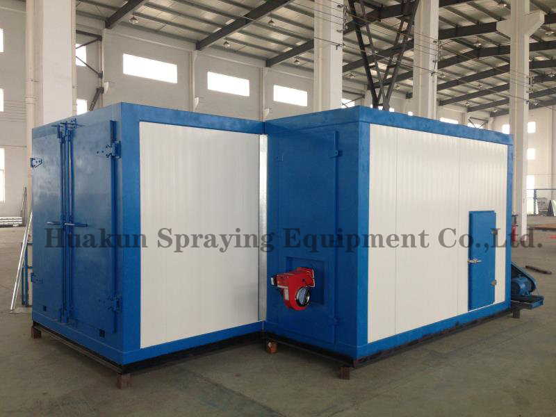 LPG Gas powder coating curing oven